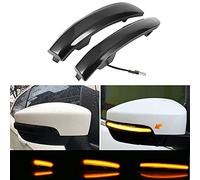 Jinfili Sequential Dynamic LED Turn Signal Light Side Mirror Marker Lamp accessories Compatible with Ford Escape Ecosport 2013-2018,2012-2018 Focus ST SE RS,C-Max 2013-2017