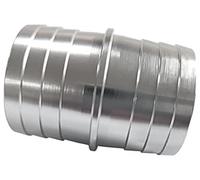 JINFOLI 1-3/4 Hose Barb Splice Coupler Repair Fitting Aluminum Adapter Connector Radiator Coolant Intercooler Heat Exchanger Fluid Designed Heater Pipe Connector(Black 1 3 4 x 1 3 4)