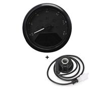 JINFOLI 12000RMP LCD Speedometer Odometer Tachometer 1-4 Cylinders Motorbike Gauge Motorcycle Digital Dash Universal Motorcycle Speedometer(With sensor 2)