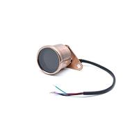 JINFOLI 12V Backlight LCD Digital Motorcycle Speedometer Tachometer Odometer Oil Level Gauge Motorcycle Accessories Instruments 7 Color Motorcycle Speedometer(Copper)
