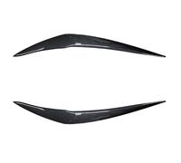 JINFOLI 1pair Abs Gloss Headlight Evil Eyebrows Eyelids, for 1 for Series 116i 118d 118i 120i 128ti 120d M135i 2019-2023 3d Stickers, for Bmw, for F20 headlight eyelid trim(Carbon Black)