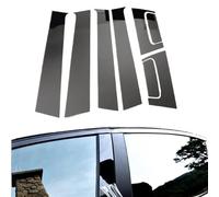 JINFOLI 8PCS Polished Pillar Posts Window Trim Cover BC Column Sticker