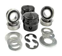 JINFOLI 9040H Front Wheel Bushing To Bearing Conversion Kit Compatible Craftsman, for Poulan, for Husqvarna, for Murray, Lawn Mower Lawn Mower Front Wheel Bushing To Bearing Kit