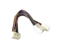 JINFOLI Car Radio Wire Wiring Harness Adapter Connector Adaptor Plug add 12pin CD Changer, for Toyota, Crown, for Land Cruiser, Prado Radio Adapter Cable