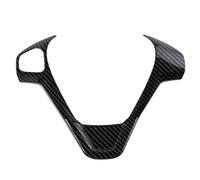 JINFOLI Car Steering Wheel Cover Sequin Trim Sticker, for Ford, for Ecosport 2013-2017 New, for Fiesta MK7 2009-2017, Interior Accessories Steering Wheel Covers (Size : 1hole carbon black)