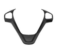 JINFOLI Car Steering Wheel Cover Sequin Trim Sticker, for Ford, for Ecosport 2013-2017 New, for Fiesta MK7 2009-2017, Interior Accessories Steering Wheel Covers (Size : 2hole carbon black)