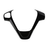 JINFOLI Car Steering Wheel Cover Sequin Trim Sticker, for Ford, for Ecosport 2013-2017 New, for Fiesta MK7 2009-2017, Interior Accessories Steering Wheel Covers (Size : 1hole piano black)