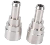 JINFOLI Coolant Connector 2Pcs Stainless Steel Heater Hose Connectors Replacement, for 800 409Hp Leakproof HVAC 15792820 15792821 15792822 Heater Pipe Connector