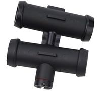 JINFOLI Coolant Hose Air Bleed Connector, for BMW, for Mini R50 R52 Direct Replacement 17127515494 Black Abs 1 Heater Pipe Connector