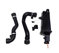JINFOLI Expansion Tank Mounting Plate Upper Lower Radiator Coolant Hose Sensor, for BMW, E46 325i 328i 330i 323Ci 325Ci 330xi Auto Radiator Thermostat Pipe(3 Pcs Set)