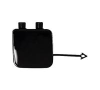 JINFOLI For A4 B9 2017-2019, 8W5807441 8W5807441GRU Right Passenger Side, Rear Bumper Tow Hook Cap Towing Eye Cover Bumper Tow Hook Eye Cap Cover (Size : Black)