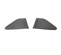 JINFOLI For Tesla, Model 3 2019 2020 Accessories Front Column Roof Horn Hood Model3 Speaker Cover Decorative Sequins Model Three Car Speaker Grill Cover(Rear door Black)