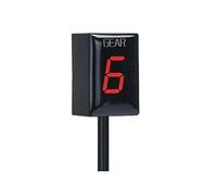 JINFOLI Gear Indicators, For Suzuki, for GSX-R1000 GSX1400 GSX600 GSF650 GSF1250 SV650 SV1000 V-Strom 650 DL650 DL1000, Gear Indicator Motorcycle Gear Display (Size : Red)