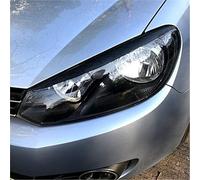 JINFOLI headlamp decorative strip Car Front Headlight Lamp Eyelid Eyebrow Trim, for Vw, for Golf Mk6 Gti R 2008-2013