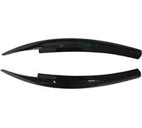 JINFOLI headlamp decorative strip Gloss Black Head Light Lamp Eyebrow Eyelid Cover Trim, for Vw, for Scirocco 2009-2017