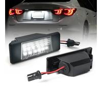 JINFOLI LED License Number Plate light Lamps, for Nissan, for Qashqai J11 Primera P12 Pathfinder R51 X-Trail T31 Juke F15 Micra Versa Navara License Plate Lights