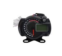 JINFOLI Motorcycle LCD Digital Gauge Indicator Speedometer 15000RPM Waterproof Odometer Velocimetro Meter 7 Colors Dashboard Universal Motorcycle Speedometer(With bracket)