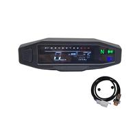 JINFOLI Motorcycle Speedometer Instrument Odometer Tachometer Dashboard Oil Gauge LCD Digital Dash Indicator Russian KR200 KR 200 Motorcycle Speedometer(A)