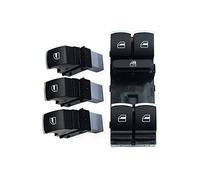 JINFOLI Power Window Control Switch Button Set, for VW, for Golf, MK5 6, for Jetta, for Passat B6, for, Rabbit, for Touran, 5ND 959 857 5ND 959 855 Car Window Switch(Set)