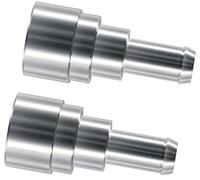 JINFOLI Stainless Steel Coolant Connector, for HVAC Systems Heater Hose Adapter with Efficient Sealing 7.5 X 3.4 Cm Heater Pipe Connector