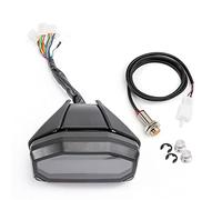 JINFOLI Universal Motorcycle LIGHT LCD Speedometer Digital Backlight Waterproof Odometer Tachometer 1 2 4 Cylinders Motorcycle Speedometer(With sensor)