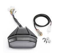 JINFOLI Universal Motorcycle LIGHT LCD Speedometer Digital Backlight Waterproof Odometer Tachometer 1,2,4 Cylinders Motorcycle Speedometer(With sensor)