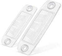 JINFOLI Vehicle Registration Lamp 2Pcs Rear License Plate Lamp Cover White Light Lens Housing, for 92510-2P000 92501-4V000