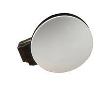 JINFOLI White and black Fuel Tank Filler Lid Cover Flap Cap, For VW, for Polo 6C 2014-2017, 6R0809857 Car Accessories Styling 2015 14 15 Fuel Tank Caps (Color : Silver)