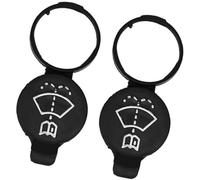 JINFOLI Wiper Tank Cover Windshield Washer Fluid Cap, for Buick, for Encore 2013 2014 2015 2016 2017 2018 2019 2020 1450270(BLACK 2Pc)