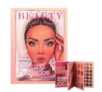 Jingan Christine Makeup Book Eyeshadow Palette - 82 Colors, Multi-Layer Folding Design, Long-Lasting Colorful Makeup
