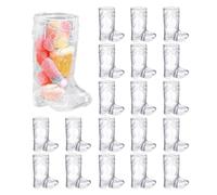 JINGAN Cowboy Boot Shot Glasses | Plas-tic Cowboy Boot Glasses (Bulk Pack of 25) 1oz Western Cowboy Beer Mugs | Reusable Cowboy Cowgirl Mugs for Bachelorette Party Supplies, WUT50YJT553Y2ZV8NDH