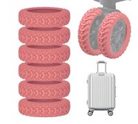 JINGAN Luggage Wheel Covers | Luggage Wheel Silent | Waterproof Shock Proof Carry Luggage Wheels | Silicone Suitcase Wheel Protector Anti Wear Suitcase Caster Replacement