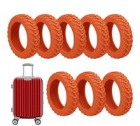 JINGAN Luggage Wheel Covers | Luggage Wheel Silent | Waterproof Shock Proof Carry Luggage Wheels | Silicone Suitcase Wheel Protector Anti Wear Suitcase Caster Replacement