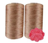 JINGAN Soft Cord Nylon Yarn - Beach Bag Yarn Crochet Raffia Yarn Straw Yarn Crochet Knit Yarn,Handmade Craft Yarn for Hand Knitting Bag Hat Shoes Yarn