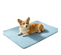 JINGBDO Cooling Mat For Pet 2026 Ice Cool Upgrade Dog Cooling Mat Summer Pet Cold Bed Extra Large For Small Big Dogs Pad Breathable Pet Cold Bed-50X70Cm