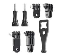 JINGCHEN Adjust Arm Straight Joints Mount, Long and Short Same Direction Straight Joints Mount for GoPro Hero 13 12 11 10 9 8 7 6 5 4 3 3+ 2 1, Campark and Other Action Cameras