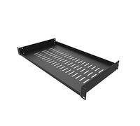 Jingchengmei 19-Inch 1U Cantilever Disassembled Server Rack Shelf 10-Inch Deep (1U10V, Black) (10V, Black)