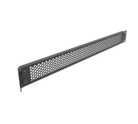 JINGCHENGMEI 1U Hinged Perforated Blank Panel - Steel Rack Mount 1U Spacer Panel for 19-Inch Network Cabinet or Server Rack Enclosure Black, JCM-19NA