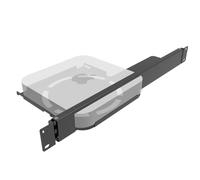 JINGCHENGMEI 1U Mini Rack Mount for Apple Mac mini, 19-inch Hinged Server Rack Shelf for All Mac mini M2 and M1 Models