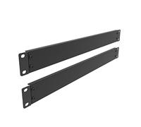 Jingchengmei 2 Pack 1U Metal Disassembled Blank Panel 1U Rack Mount Spacer for 19in Server Rack Enclosure or Network Cabinet, Black (ABPA2PC)