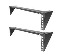 Jingchengmei 2 PCS of 2U 19 Inches Lightweight Folding Steel Wall Mountable Simple Vertical Rack and Server Rack (2U35P-2PC)