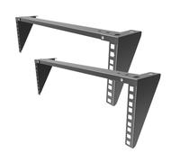 Jingchengmei 2 Pcs of 3U Lightweight Foldable Wall Mount Patch Panel Bracket - 19 inch Steel Vertical Mounting Bracket for Network and Data Equipment (3U35P-2Pcs)