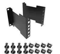 Jingchengmei 2U Server Rack Depth Extender - 4-Inch Deep -Recessed Rack Mount Adapter Kit for Network Rack (2UEXB)