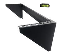JINGCHENGMEI 3U 125 lb Weight Capacity Heavy Duty 19 Inches Steel Vertical Patch Panel Mounting Bracket for Networking Equipment (MFT-HVWRF3U）