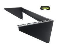 JINGCHENGMEI 4U 125 lb Weight Capacity Heavy Duty 19 Inches Steel Vertical Patch Panel Mounting Bracket for Networking Equipment (MFT-HVWRF3U)