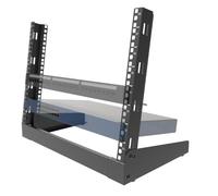 JINGCHENGMEI 8U Desktop Server Rack 2-Post Free Standing Tabletop Rack 19"W