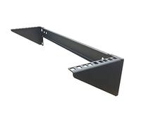 JINGCHENGMEI Folding 3U Wall Mount Patch Panel Bracket - 19 Inch Steel Vertical Rack Mount Bracket for Networking Equipment