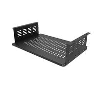 JINGCHENGMEI Under Desk Computer Mount for Small Form Factor SFF Computers and PCs, Product Using Space 17.3" x H 4" x D 12", Compatible with PlayStation 4, PS4 Slim, PS4 Pro for Under Desk Gaming