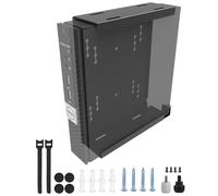 JINGCHENGMEI Wall Mount for Mini PC, Compatible with Dell OptiPlex Micro Form Factor Case, VESA and Under Desk Available, Fits MFF 7080, 7060, 7010, 5060, 3040, 3046, 3050, 3060, 3090 and More(HDM)