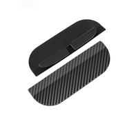 JINGDA 2 Pcs Car Side Mirror Rain Guard for Mitsubishi Mirage 2012 2013 2014 2015 2016, Wing Mirror Rain Guards, Snap-on Rain Protector, Carbon Fiber Mirror Covers Cap